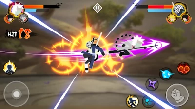 Stick Ninja - 3v3 Battle screen 2