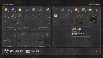 War Groups screen 3
