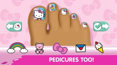 Маникюрный салон Hello Kitty screenshot №7