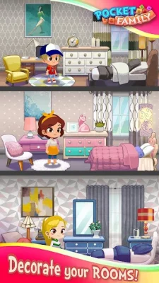 Pocket Family Dreams: Мой дом screenshot №3
